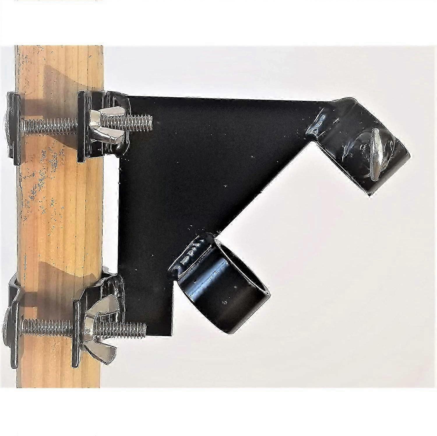 Heavy Duty Flag Pole Holder Bracket Adjustable for Multiple Positions