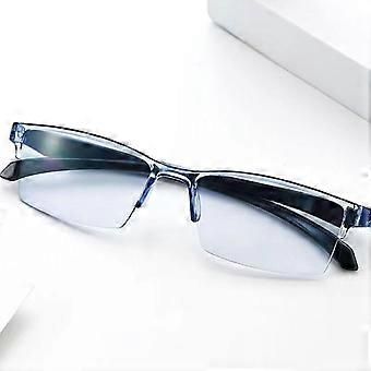 Smart Automatic Zoom Reading Glasses Rimless Ultralight Anti Blue-Ray Spectacle Radiation Protection Blue Light Glasses Unisex