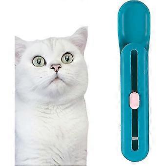 Lepel voor het afgeven van natte kattensnoepjes, lepel voor het knijpen van snoepjes, water en voerbenodigdheden voor natte katten, bewaarlepel voor kattenvoer
