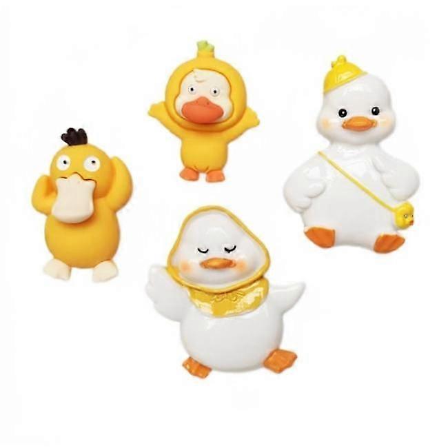 4 pcs 3D resin fridge magnet
