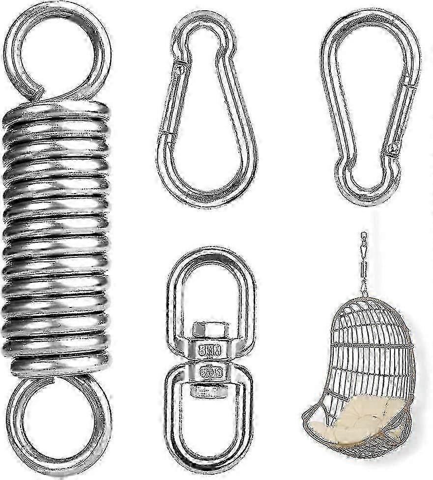 Hanging Chair Swing Spring, Swing Spring Steel Spring With Two Snap Hooks