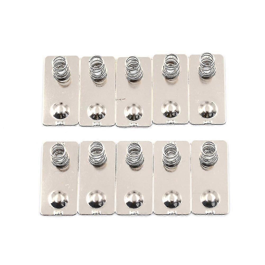 10pcs Aa Battery Positive Negative Conversion Spring Contact Plate