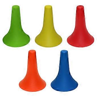 Football Training Marker Horns Shaped Sign Barrels for Outdoor 10Pcs