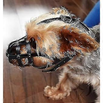 Light Leather Dog Muzzle For Chihuahua Yorkshire Terrier Mini Pitcher Other Small Dogs natural Le