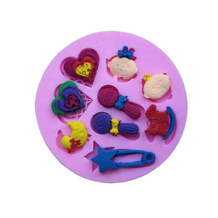 Baby toy shape cake mold - 1PC