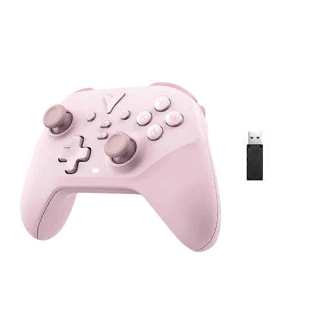 Wireless Gaming Controller - Smart Trigger Gamepad for PC Switch Mobile Joystick Handle Support Pink