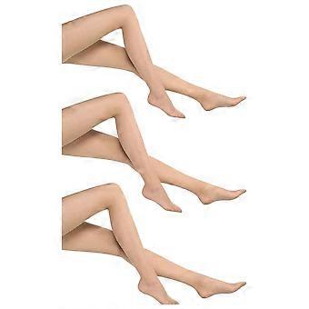 Wolford Sheer 15 Denier Set of 3 Tights - Cosmetic Beige
