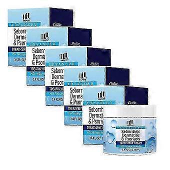 2025 1-5x Seborrhoische Dermatitis-Creme, Anti-Pilz-Shampoo, Kopfhautbehandlung für Psoriasis, Follikulitis, trockene Kopfhaut, Anti-Juckreiz, Beruhigung