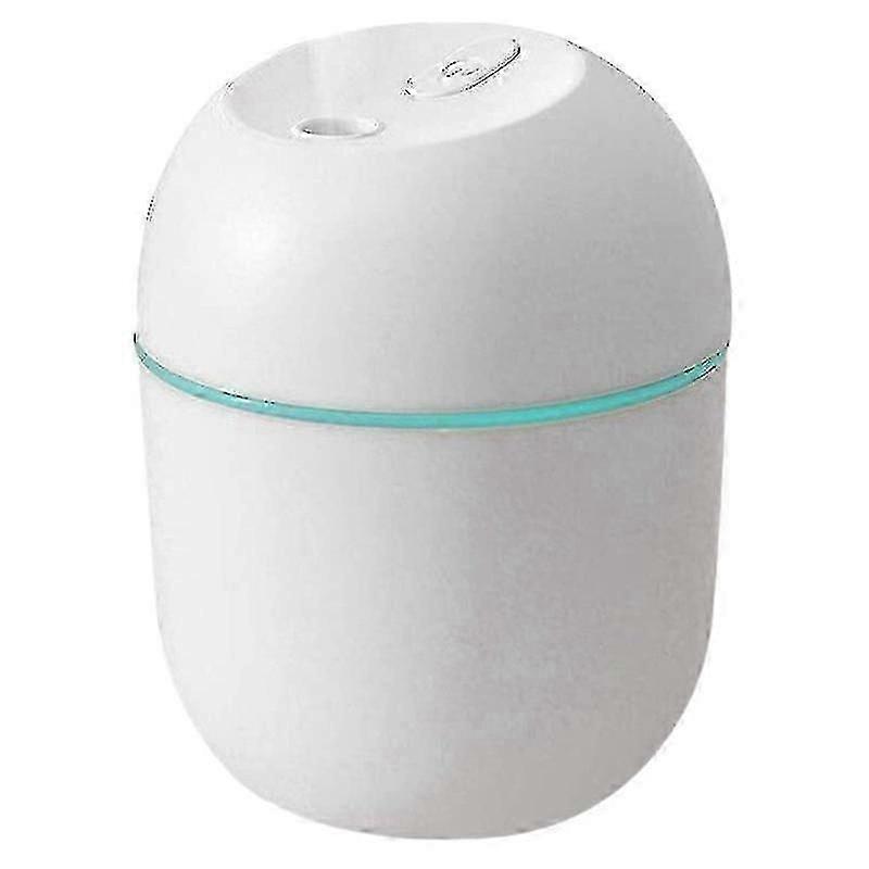 Air Humidifier Usb 220ml Portable Mist Diffuser compatible with Office Car, White