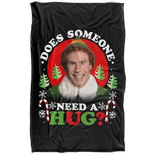 Elf Does Somebody Need A Hug? Soft Touch Blanket