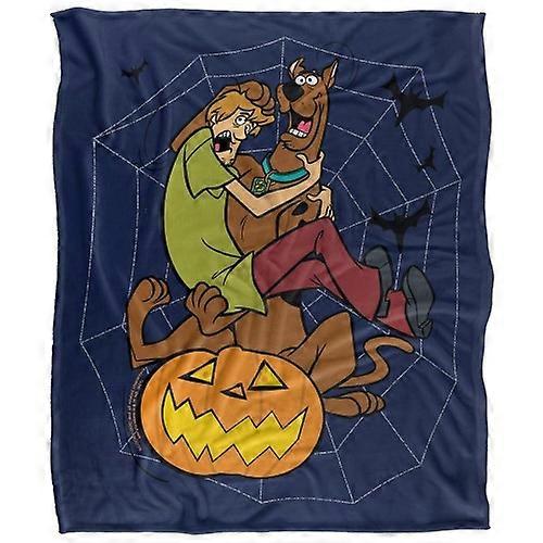 Scooby Doo Shaggy Spooky Pumpkin Soft Touch Blanket