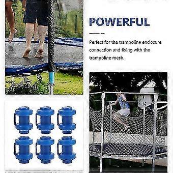 6 Pcs Trampoline Accessories Trampoline Rod Parts Trampoline Pole Accessories Trampoline Net Caps Plastic Trampoline Pole Caps