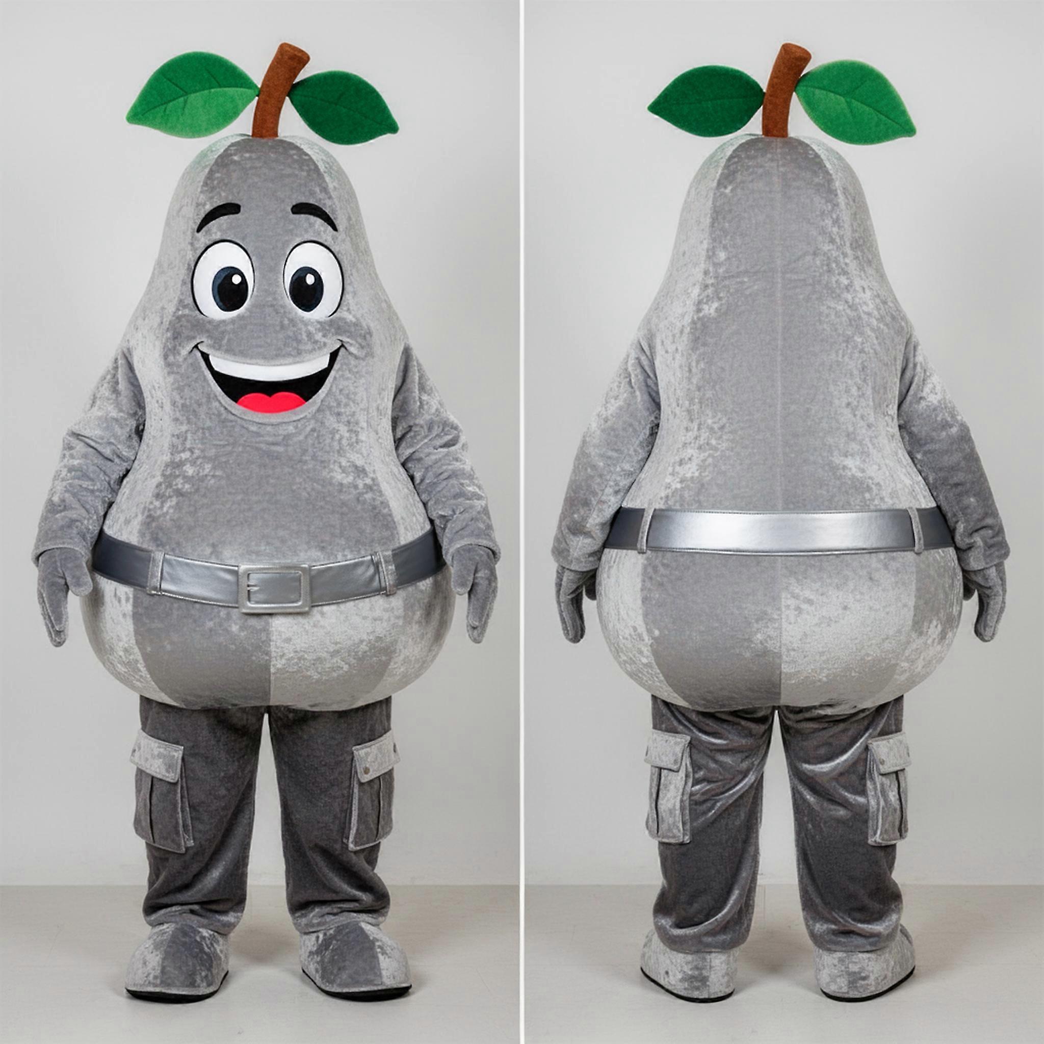 MASTICOT Silver Velvety Pear Mascot