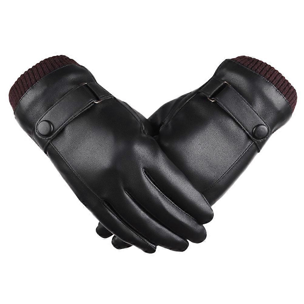 Gloves Touchscreen Driving Gloves for Men 2Pcs Black Winter Warm