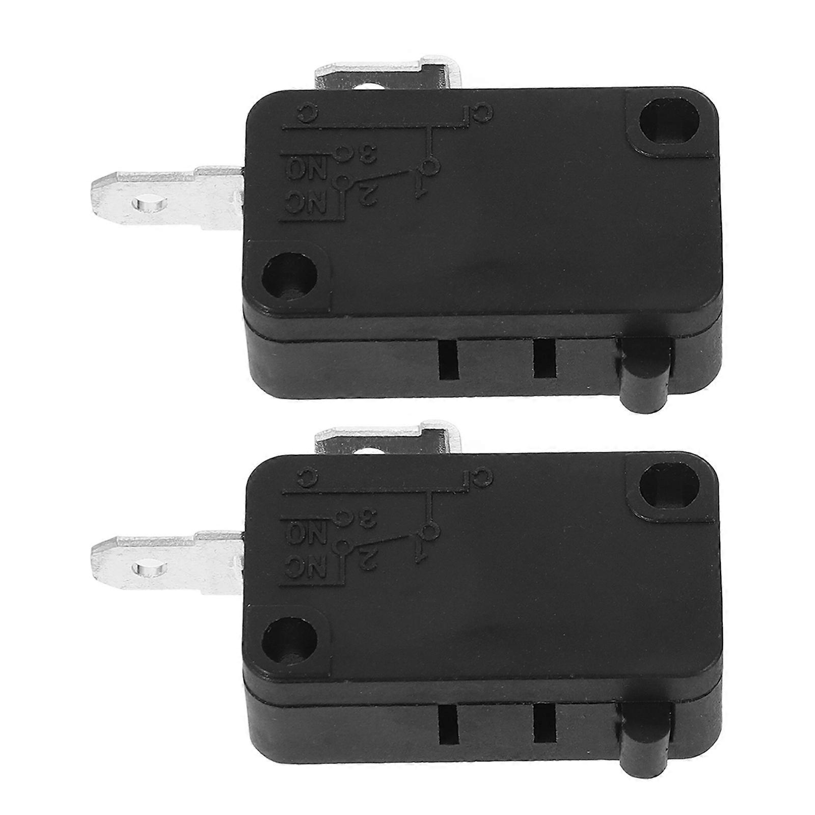 Microwave Oven Door Switch Normally Open Replacement 2Pcs Durable Accessory