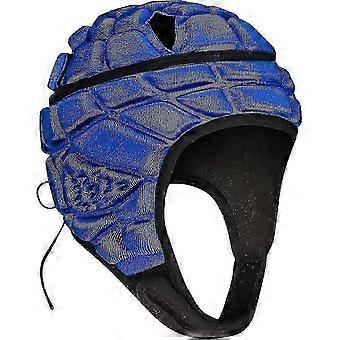 Junior Rugby Headguard, Padded Protective Helmet for Boys (Blue, M) CUS