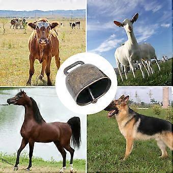 3X Copper Bells Cats Dogs Pets Decoration Bells Hanger Metal Iron Bells Loud Crisp Spread Farther Loud Cow Horse Sheep B