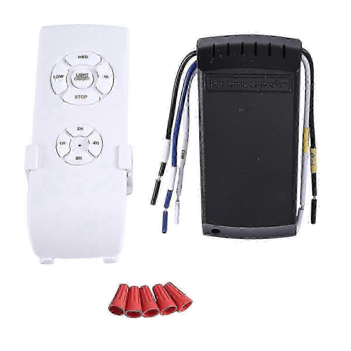 Universal Ceiling Fan Lamp Remote Control Kit Timing Setting Switch Adjuste Wind