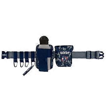 Scout Avonturenriem Kind Neopreen Blauw/Paars Survivalriem Kinderriem Riem