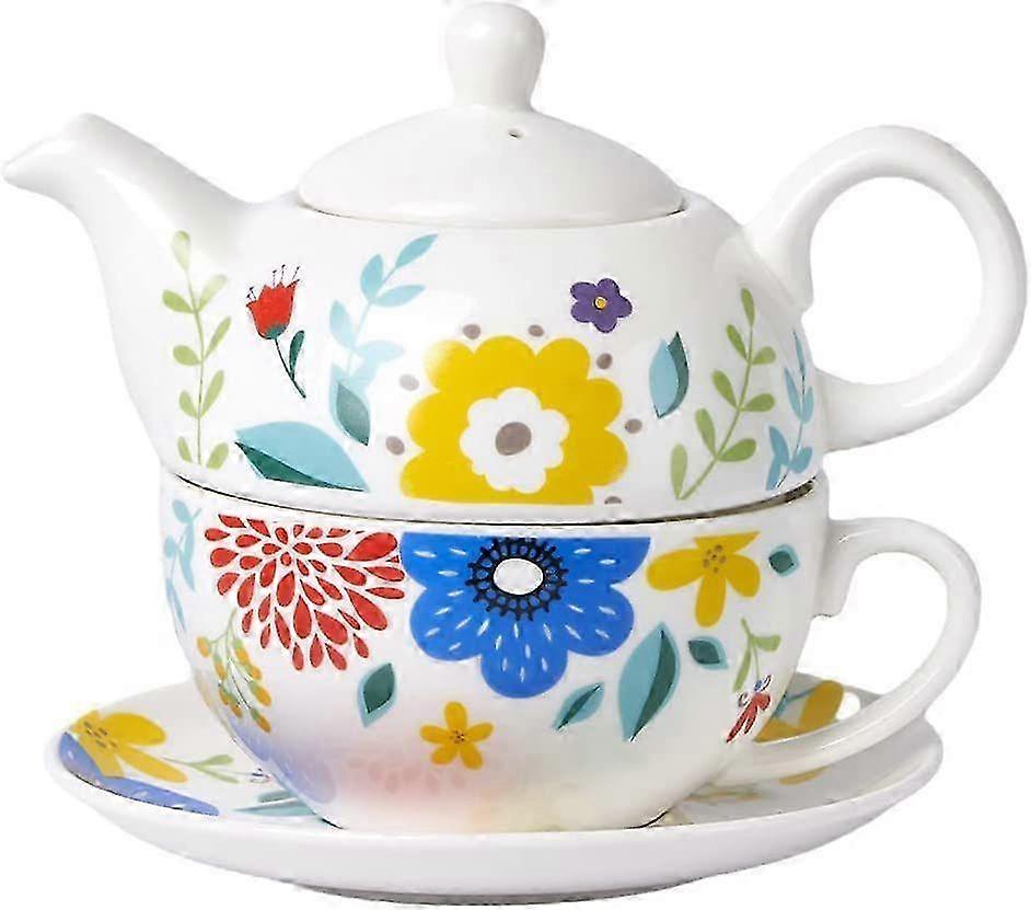 Garden Spring Porcelain Tea Set