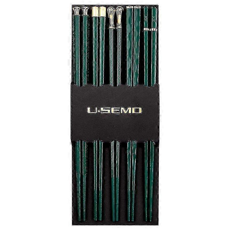 Non-slip Reusable Alloy Chopsticks
