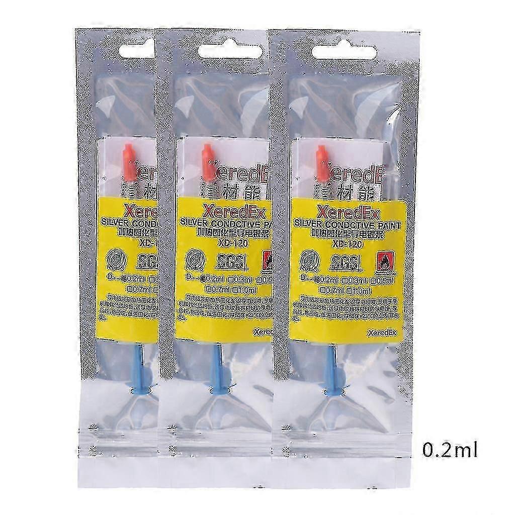 0.2ml Silver Conductive Glue Wire Electrically Paste Adhesive Pcb Board Repair