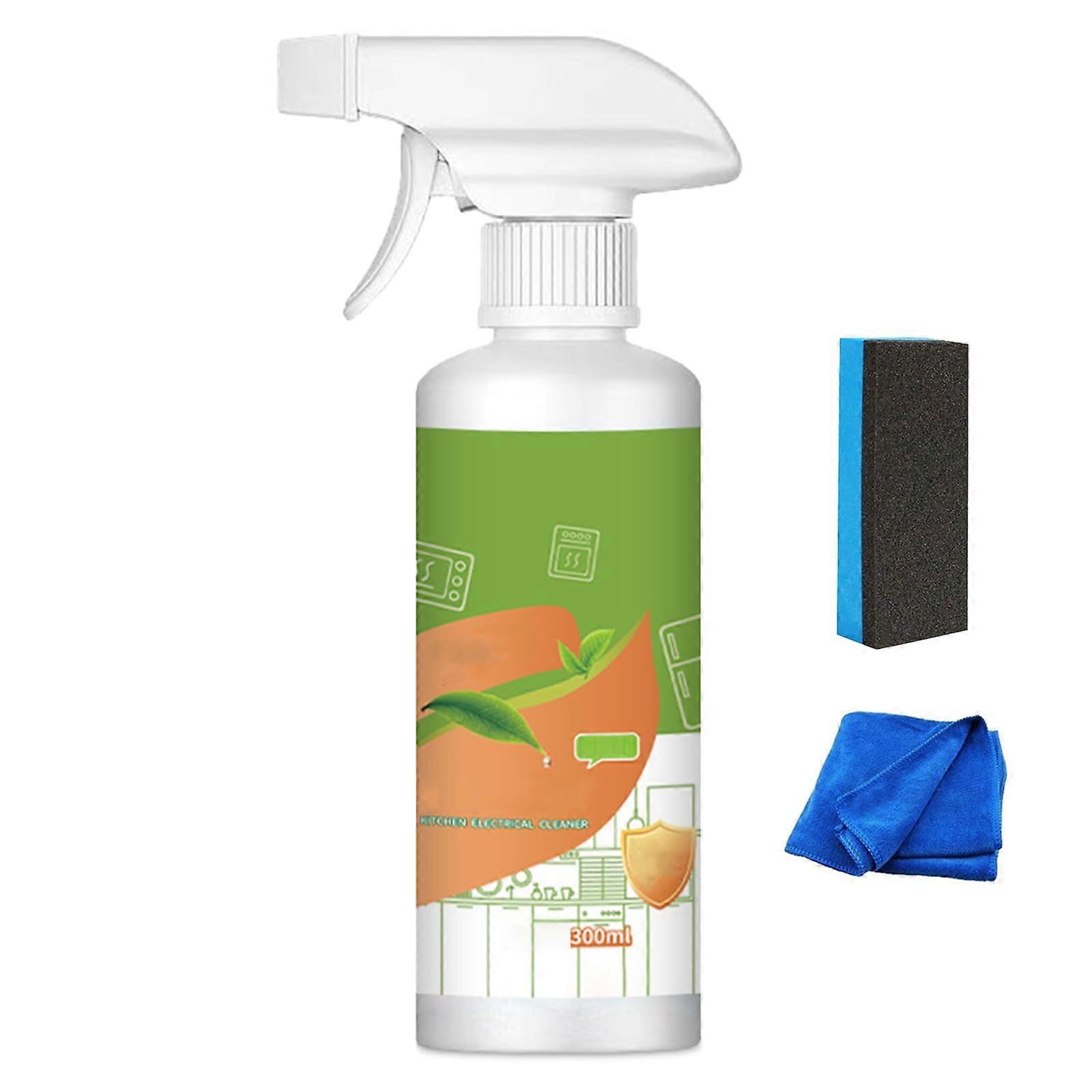 Kitchen Degreaser Spray with Foaming Degrease Formula, Heavy Duty Grease Remover for Oven Stove Range Hood (1)