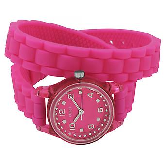 Guess watches ladies varis Watch for Women Analog Quartz with Silicone Bracelet W65023L3