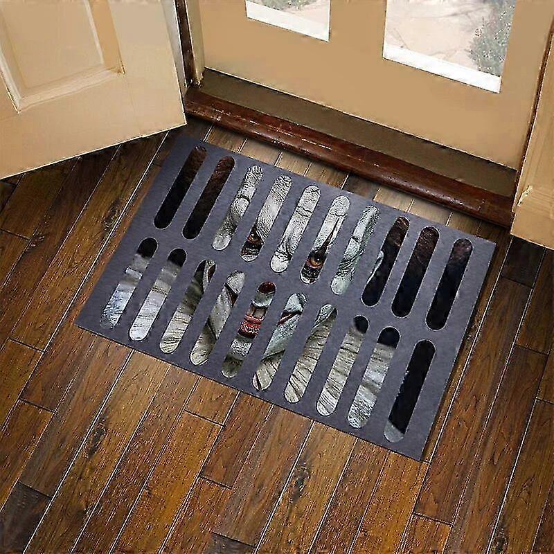 3D Horror Clown Halloween Doormat
