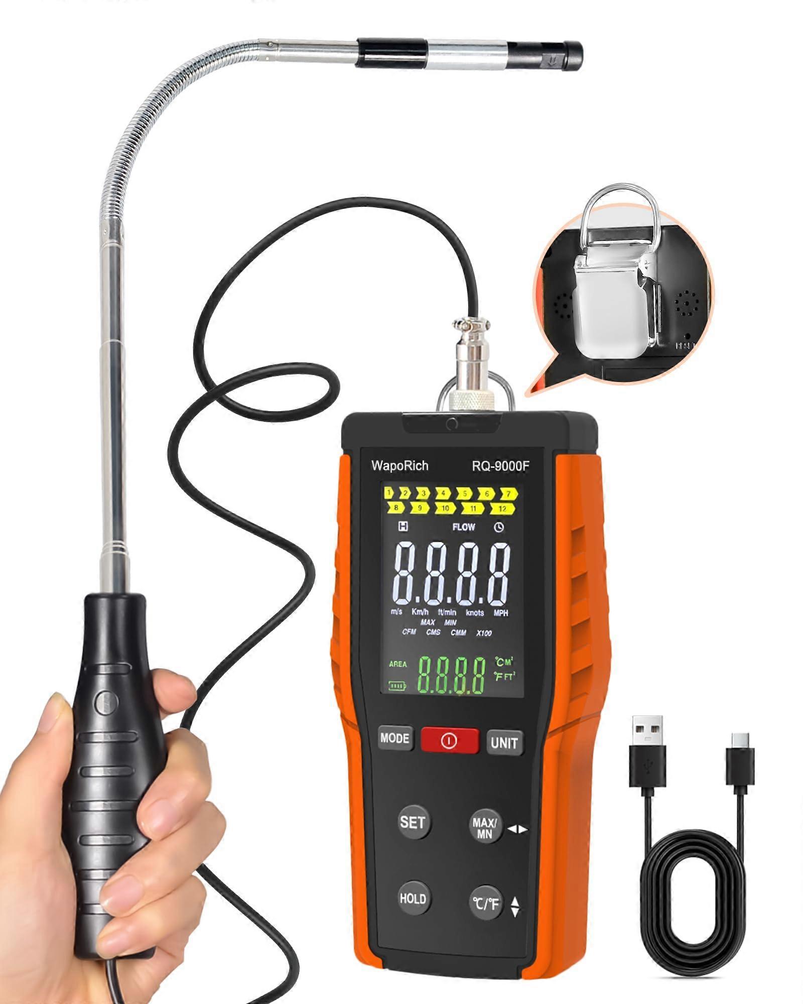 Hot Wire Anemometer CFM Meter, Windsnelheidsmeter