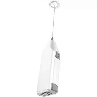 Portable Hair Cream Mixer Hair Color Cream Blending Tool Stainless Steel PP Material Ergonomic Grip Easy to Clean Silver Finish Battery Not Included