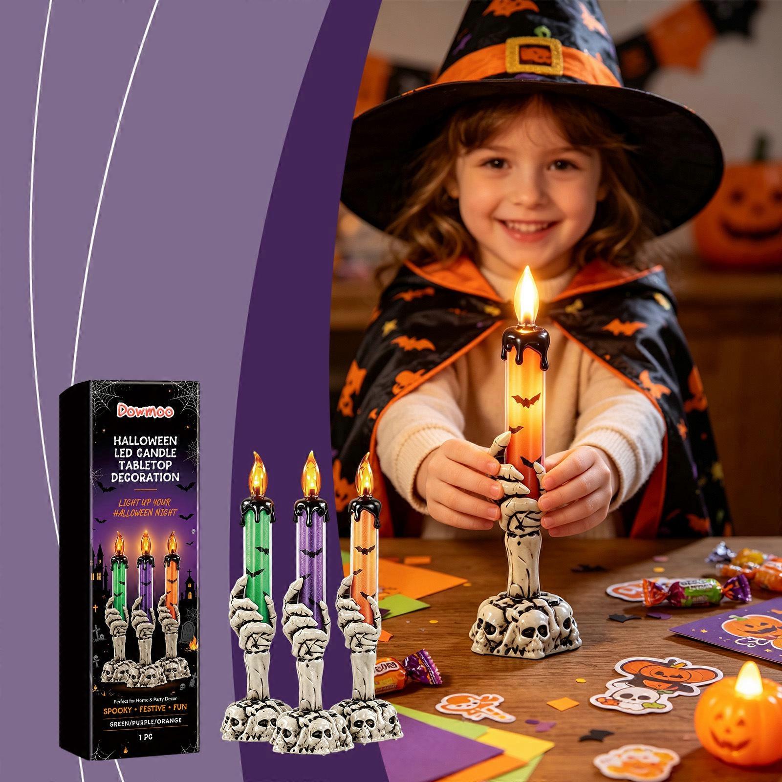 Party Table Decor LED Candles Multi Colour