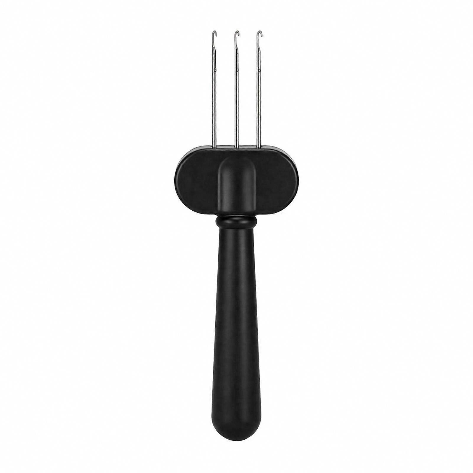 Binding Off & Edging 3/4 Latch Hook Crochet Tool for Yarn Weaving & Knitting Projects