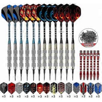 18g Plastic Tip Darts With 42 Flights 6 Shafts 100 Tips