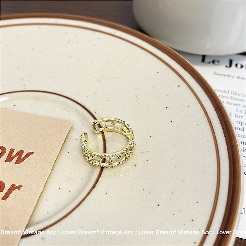 Plain Ring Combination Set Ring European Style Opening Adjustable Index Finger Ring Fashion Ring