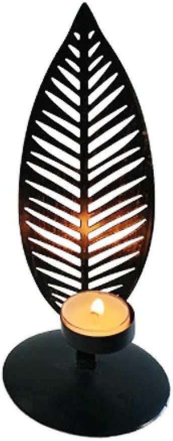 Nordic Wrought Iron Leaf Candle Holder, Handmade Creative Decorations, Shooting Props