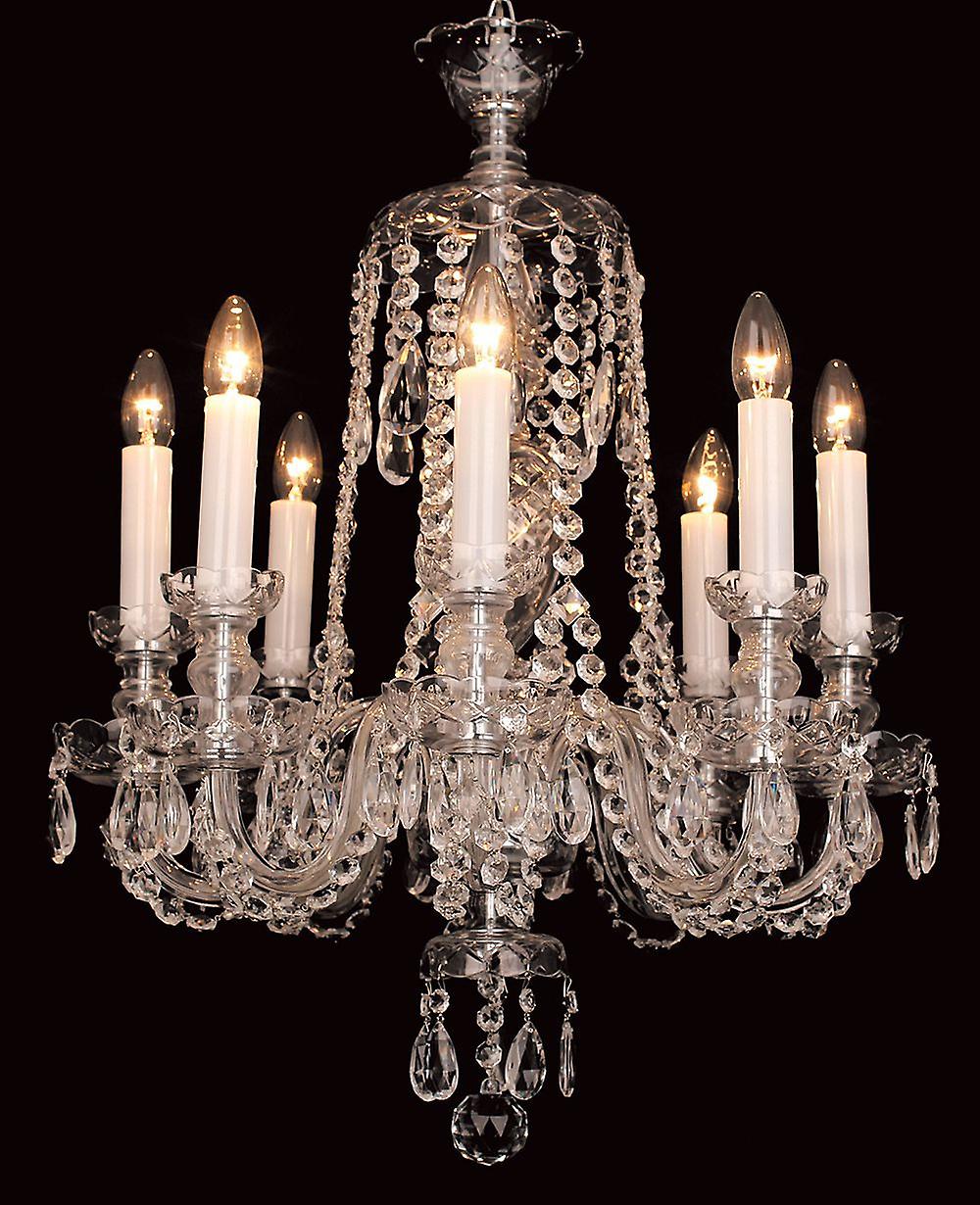 Karvina Crystal 8 Arm Chandelier