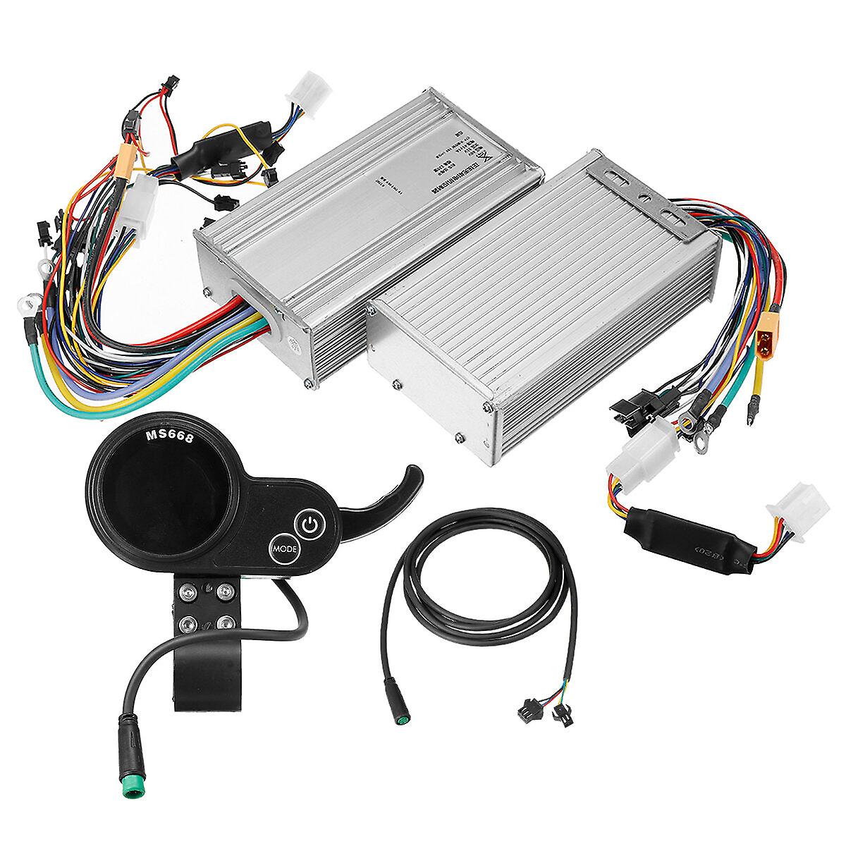Electric Scooter Brushless Controller 60v 451a With Lcd Display And Connecting Lines For Es19/es18/es18p/ti30