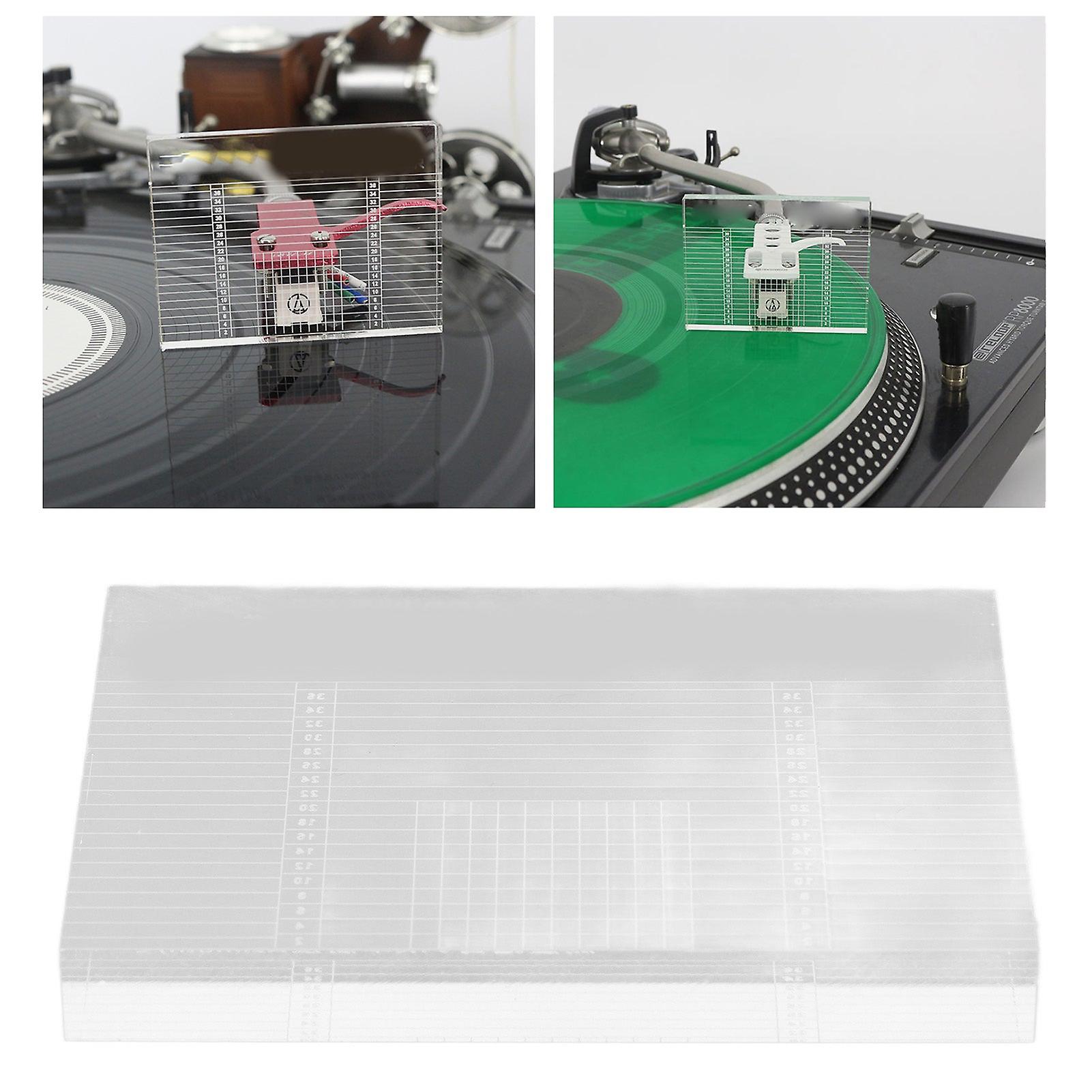 Acrylic Vta Azimuth Ruler Turntable Acrylic Vta Azimuth Scale For Measuring Balancing Vinyl Record Player
