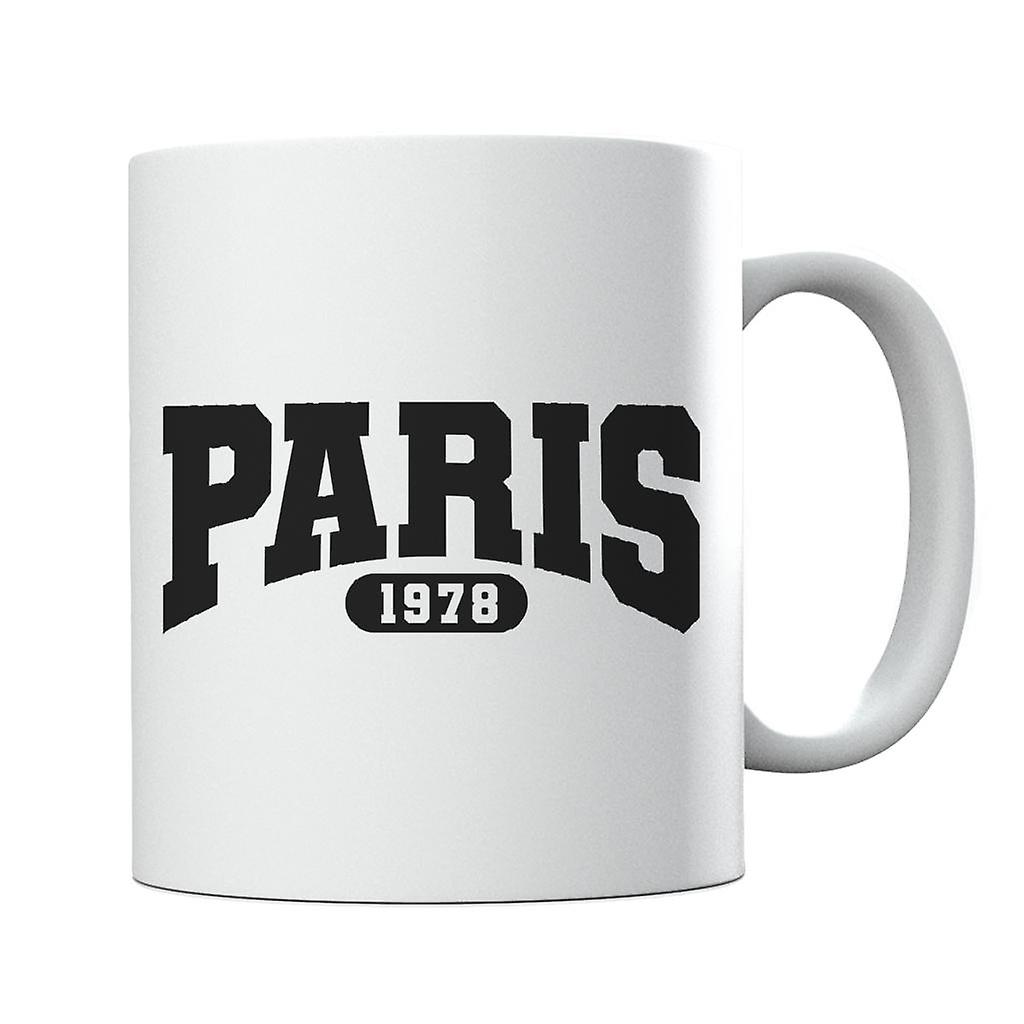 Paris Varsity Mug