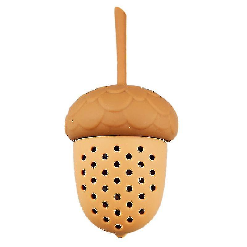 Acorn Shape Tea Infuser Silicone Infusions Tea Bag Strainer Kitchen Accessories Gadgets Spice Diffuser Herbal Filter(2pcs)