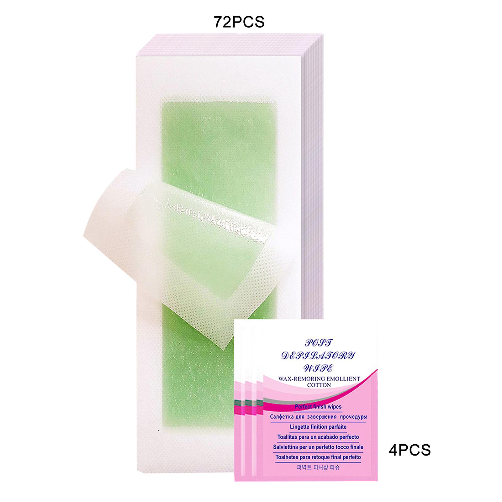 1 مجموعة شرائط الشمع غير مؤلم غير تهيج المدمجة المرأة الوجه الحاجب إزالة الشعر الشمع ورقة مجموعة للسيدة