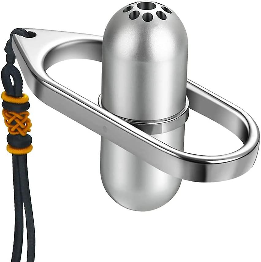 Creative Car Aromatherapy Pendant, Aromatherapy Oil Diffuser Hanging Car Interior Mirror Hanging Mirror (Silver)