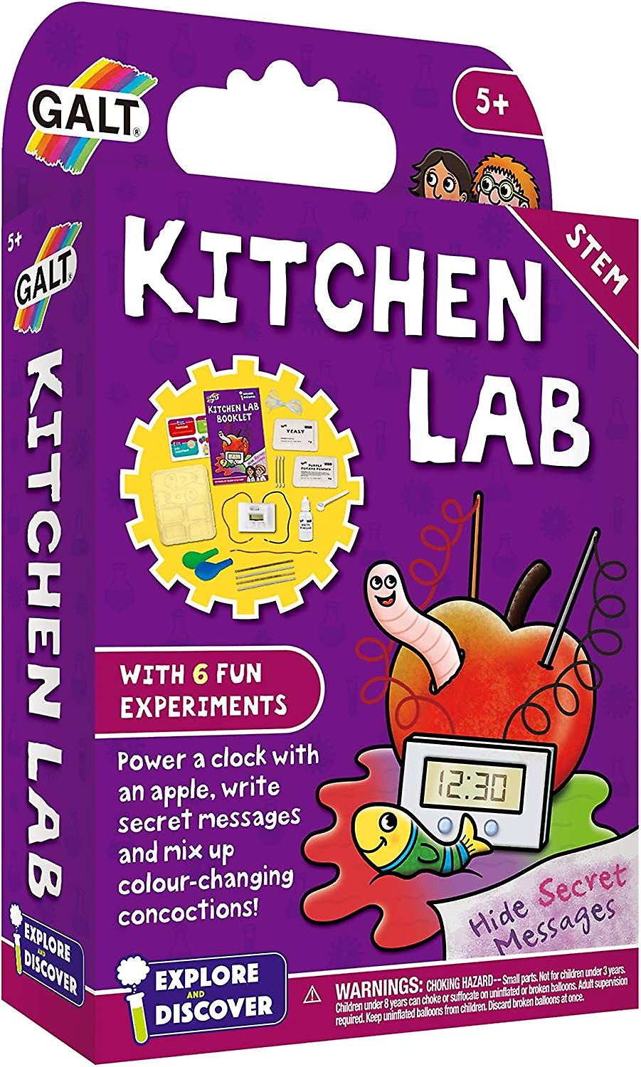 Galt Explore & Discover Kitchen Lab Science Kit para niños