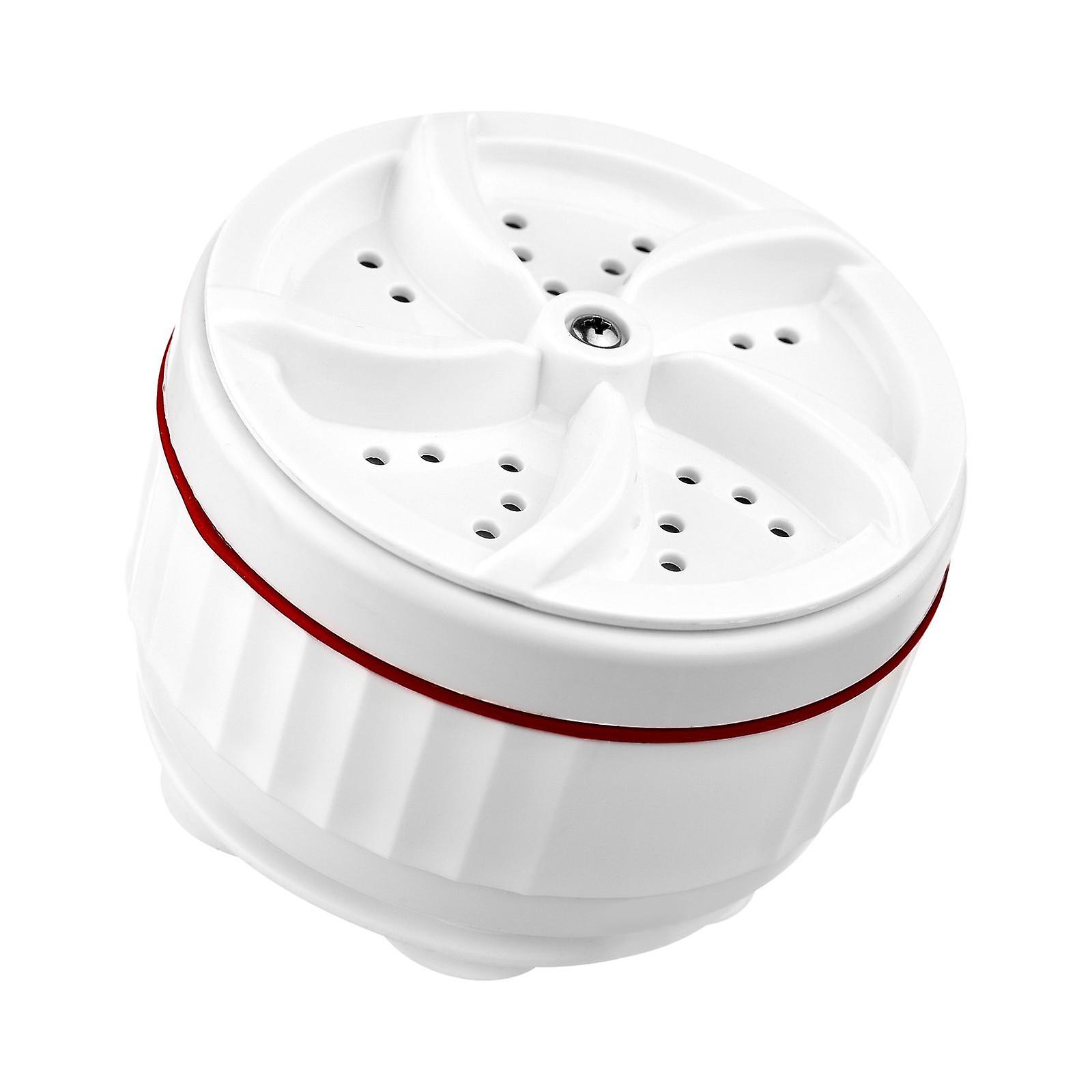 Portable Mini Washer Ultrasonic Turbo Washing Machine with USB Power Supply Suction Cups for Travel Business Trip