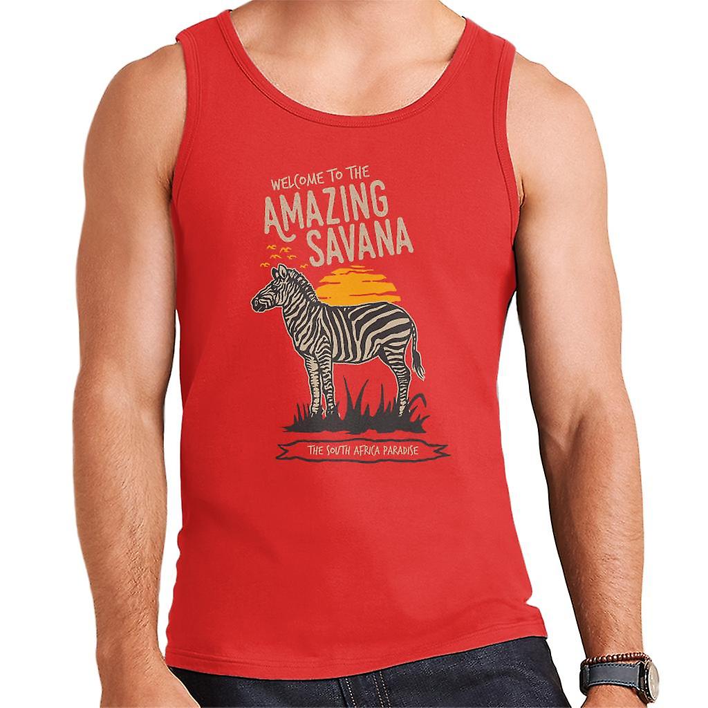 Csodálatos Savana Zebra Men ' s mellény