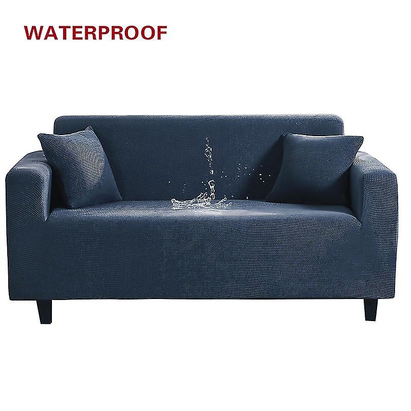Elastisk sofadeksel vanntett ensfarget High Stretch Slipcover All-inclusive elastisk sofadeksel Sofatrekk for stue