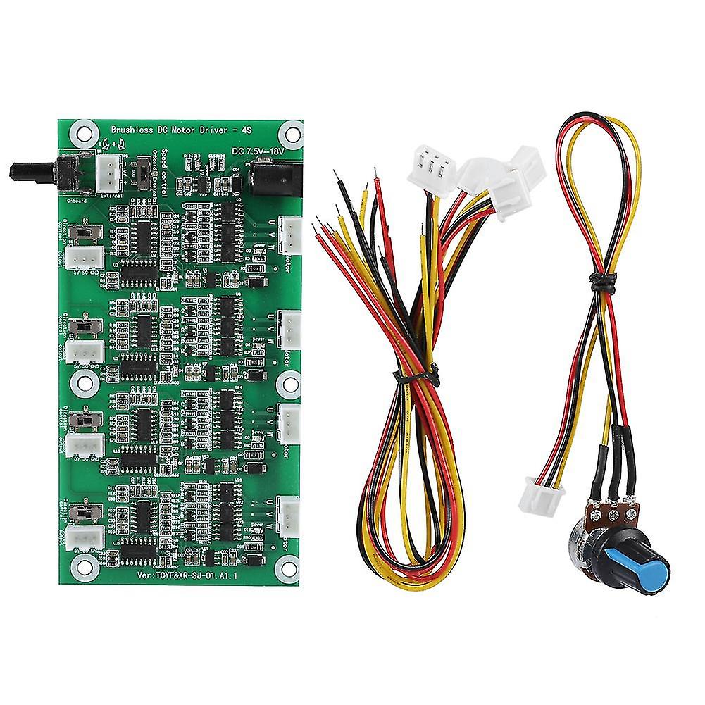 4 Channels Brushless Motor Pwm Multi Level Protection Brushless Motor Speed Controller Driver