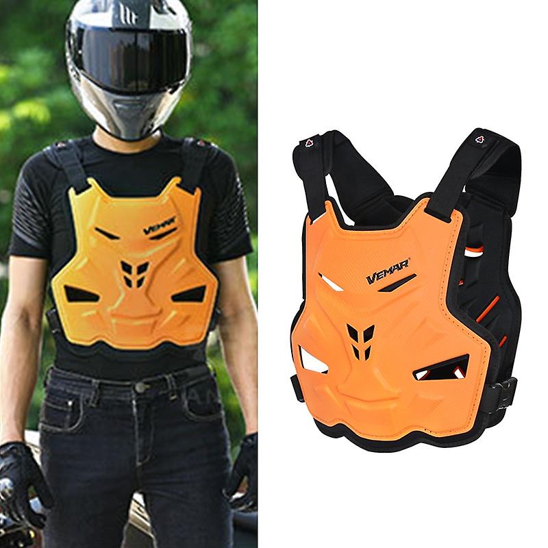 Adult Motorcycle Dirt Bike Body Armor Protective Gear Chest Back