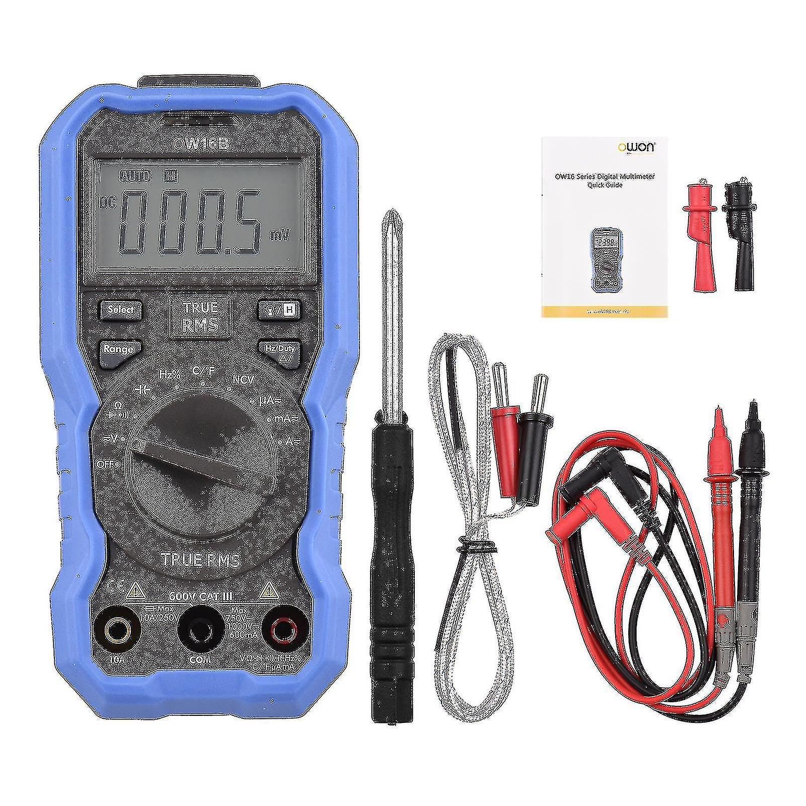 Digital Bt Multimeter Owon Ow16b With Offline Record 5999 Counts True Rms Auto-ranging Tester With Backlight Voltage Meter